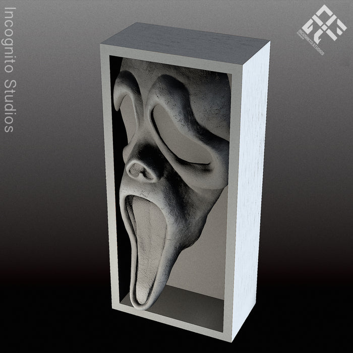 Scream Booknook (STL File)