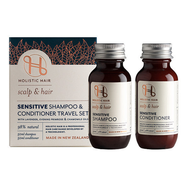 Holistic Hair Sensitive Shampoo and Conditioner Travel Set_1