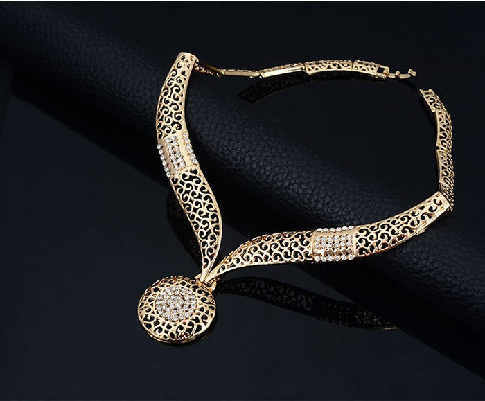 SET146 - Golden Droplet Jewelry Set