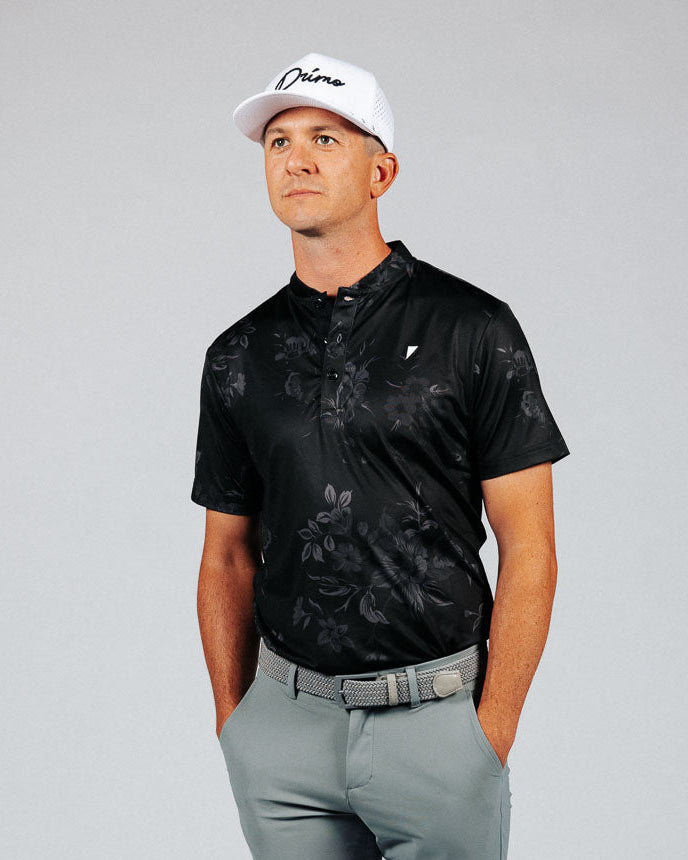 Shadow Bloom Blade Collar Polo