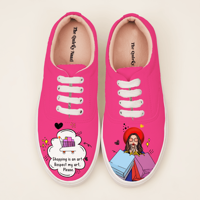 Shopaholic Sneakers - The Quirky Naari