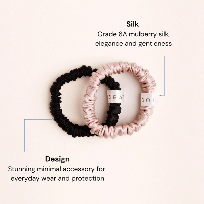 Silk Scrunchies 3 Pack