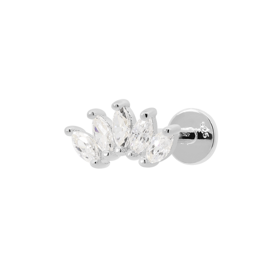 Silver Arc Earring Earrings