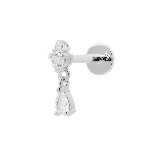 Silver Latch Earring Earrings