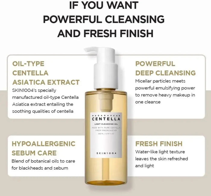 SKIN1004 Madagascar Centella Double Cleansing Duo - DOKAN