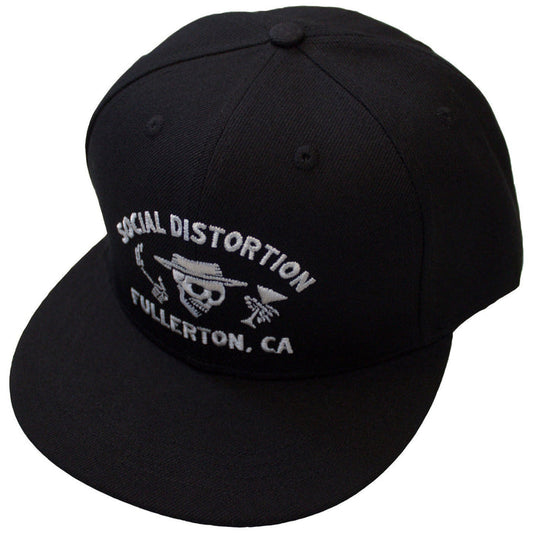 SOCIAL DISTORTION - FULLERTON SKELLY - Snapback Cap Black