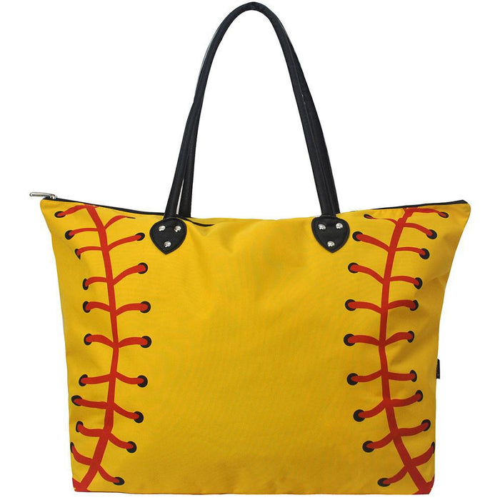 Softball Yellow Large NGIL Collection Tote Bag