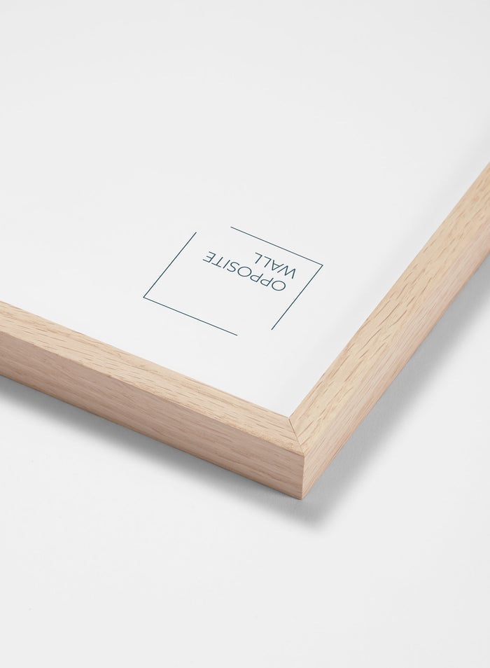 Solid Oak Frame With Glass, 24x36 in | 61x91 cm