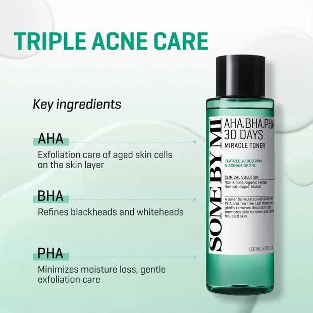 SOME BY MI AHA BHA PHA 30 Days Miracle Toner 150 ml - DOKAN