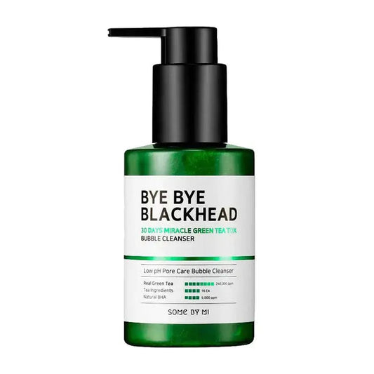 SOME BY MI Bye Bye Blackhead 30 Days Miracle Green Tea Tox Bubble Cleanser 120 g - DOKAN