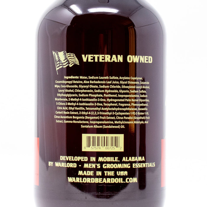 Southern Tobacco Beard, Body, & Hair Wash - Warlord - Men's Grooming Essentials
