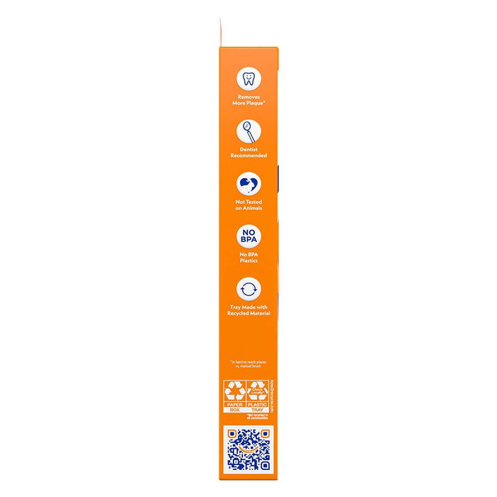 Spinbrush PRO CLEAN Battery Powered Toothbrush, Soft Bristles, 1 Count, Gold or Blue Color May Vary
