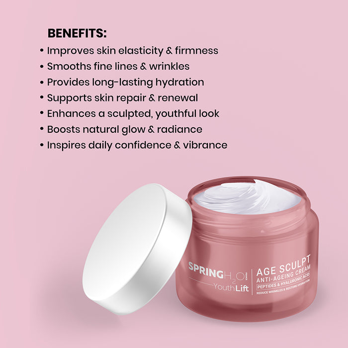SPRING H2O Youth Lift Age Sculpt Anti-Ageing Cream Reduce Wrinkles (50 ml)