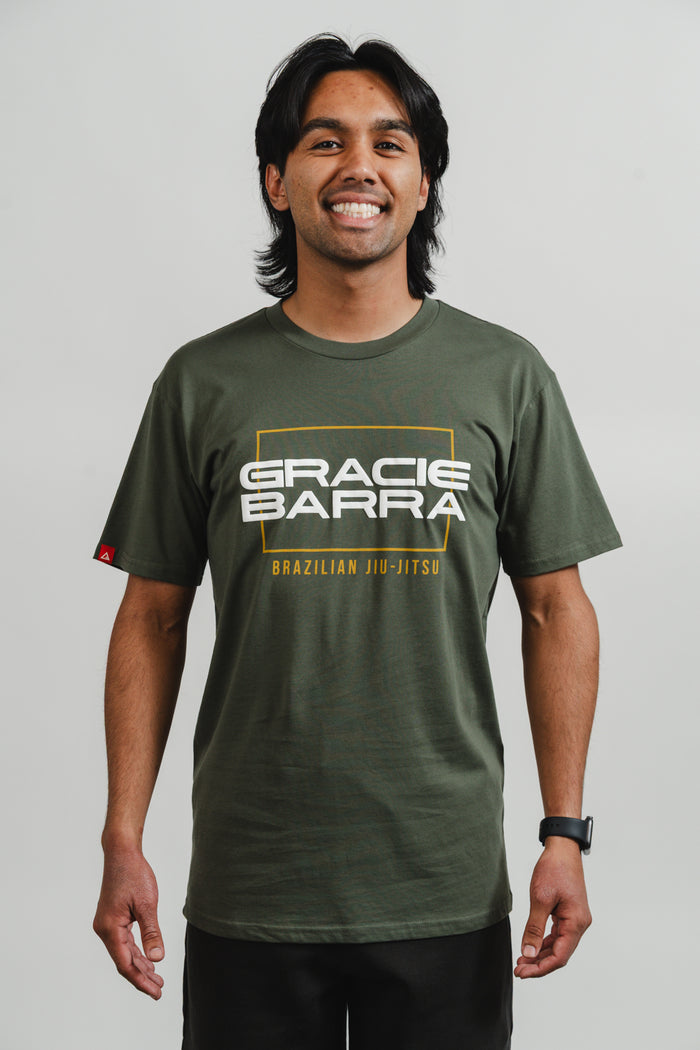 Stacked Mens Tee - Army