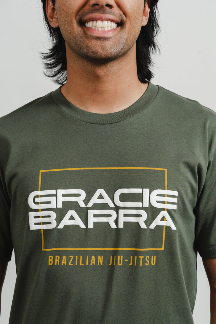 Stacked Mens Tee - Army
