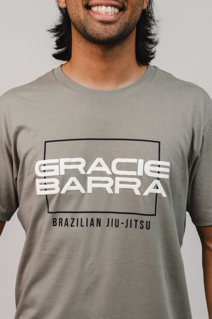 Stacked Mens Tee - Grey