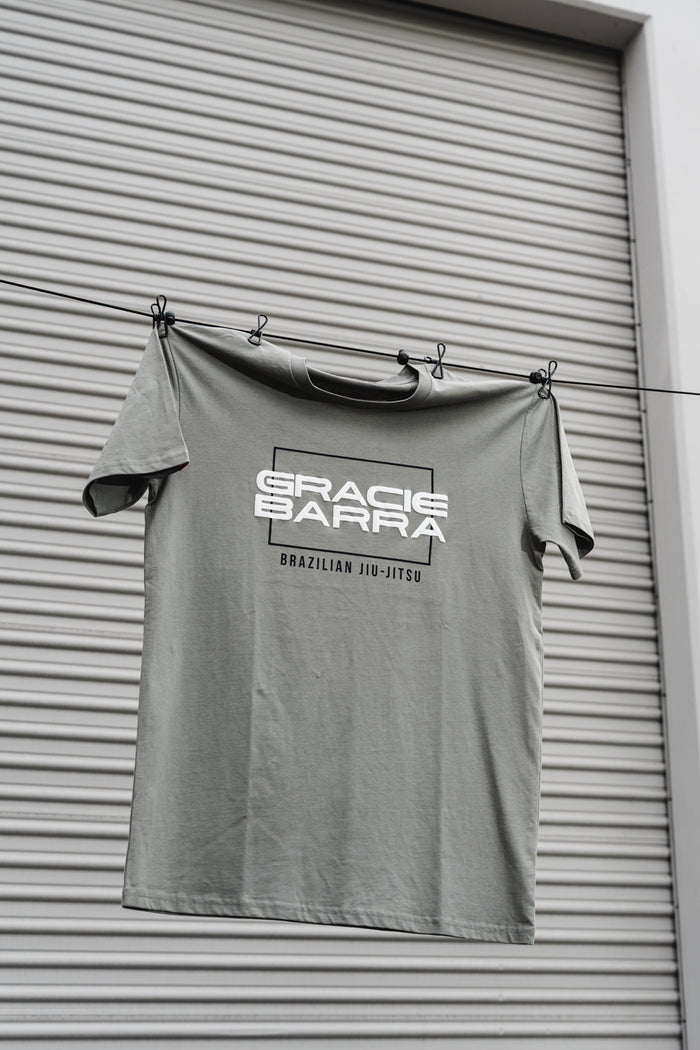 Stacked Mens Tee - Grey