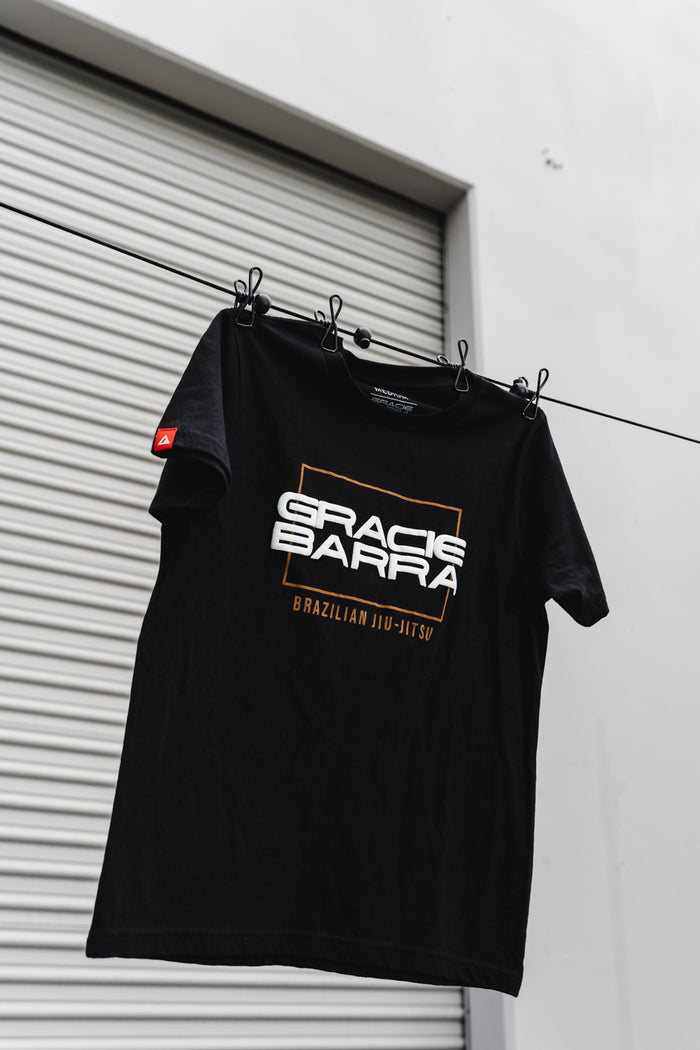 Stacked Youth Tee - Black