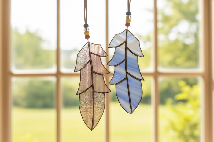 Stained Glass | Medium Feather - Greenbriar Market + Refillery