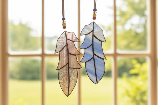 Stained Glass | Medium Feather - Greenbriar Market + Refillery
