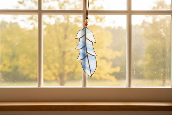 Stained Glass | Medium Feather - Greenbriar Market + Refillery