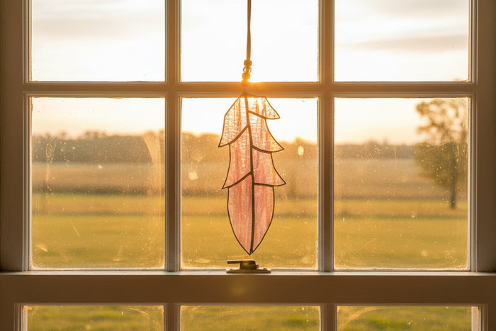 Stained Glass | Medium Feather - Greenbriar Market + Refillery