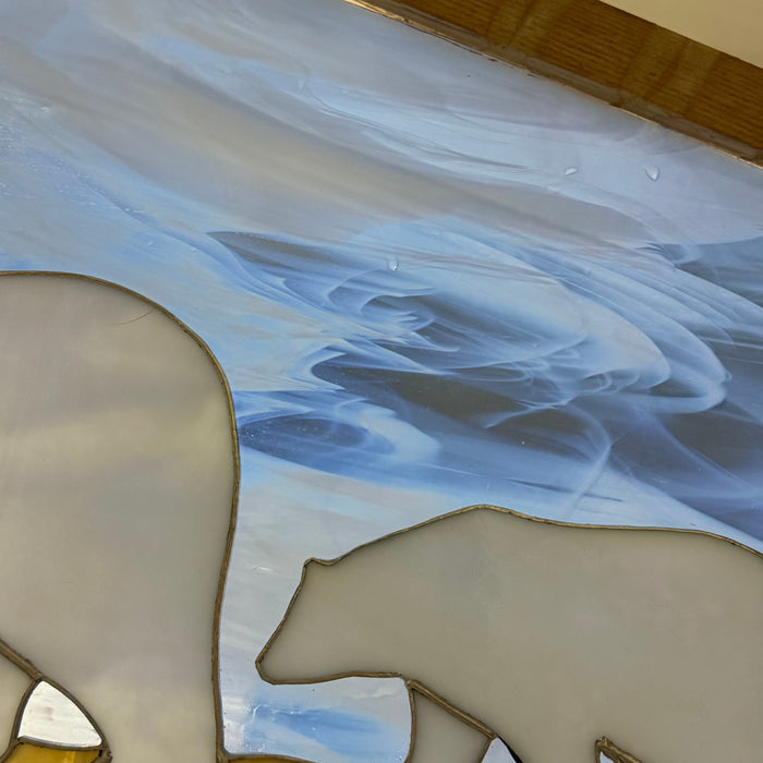 Stained Glass | Snowshoe Bears - Greenbriar Market + Refillery