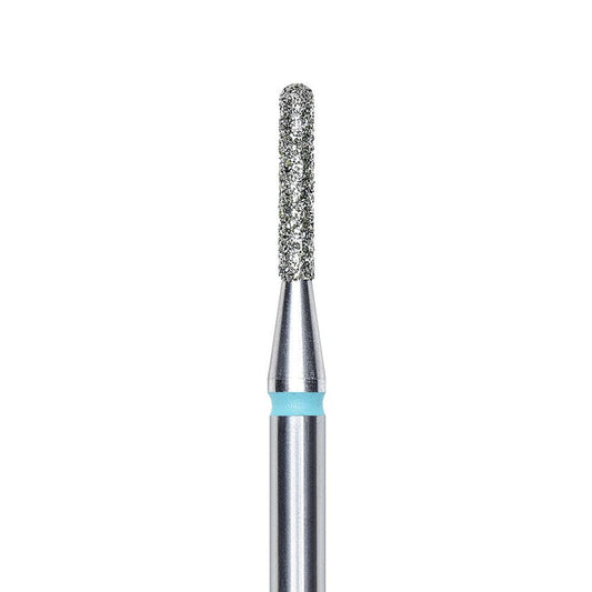 Staleks Diamond nail drill bit rounded cylinder blue EXPERT head diameter 1,4 mm / working part 8 mm