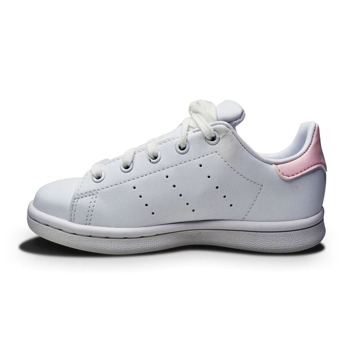 Kids Adidas Stan Smith C - GX7639 - White White Pink-Kids-Adidas-Stan Smith-sneakers Foot World