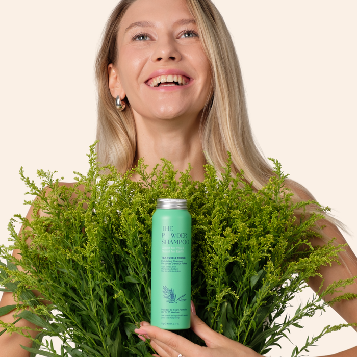 Starter Kit (140x Washes) - Exfoliating Shampoo For Loose Dandruff Flakes Tea Tree & Salicylic Acid