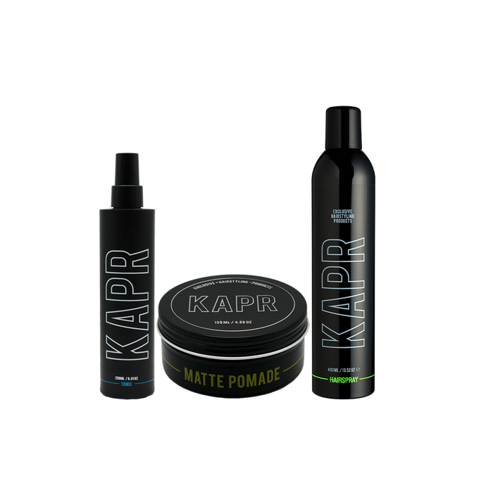 Styling Routine Strong Hold – MATTE POMADE