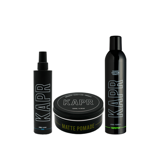 Styling Routine Strong Hold – MATTE POMADE