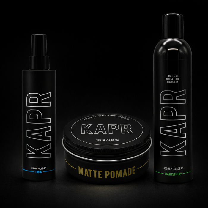 Styling Routine Strong Hold – MATTE POMADE