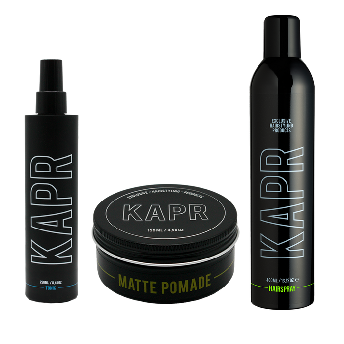 Styling Routine Strong Hold – MATTE POMADE