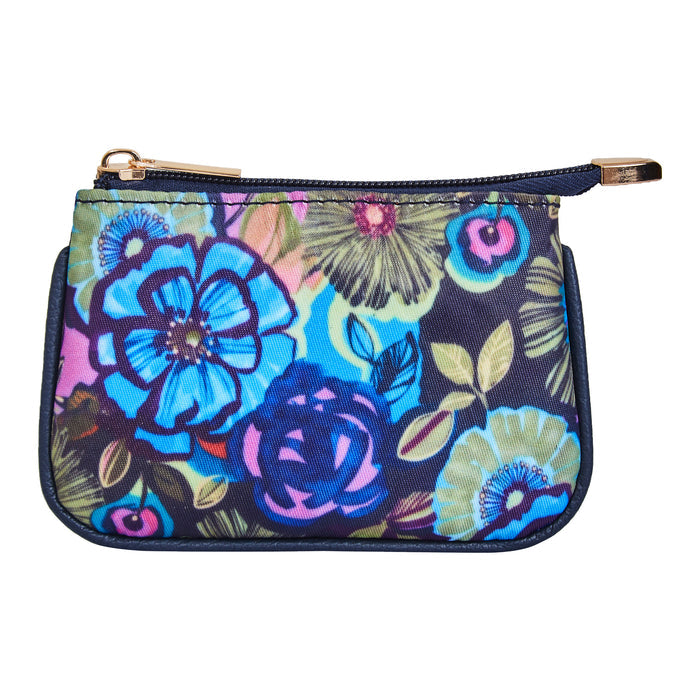 Women's floral coin pouch small wallet for travel and daily use