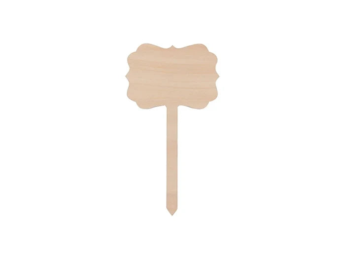 Sublimation Plywood Lace Garden Stake(10*17.5cm)