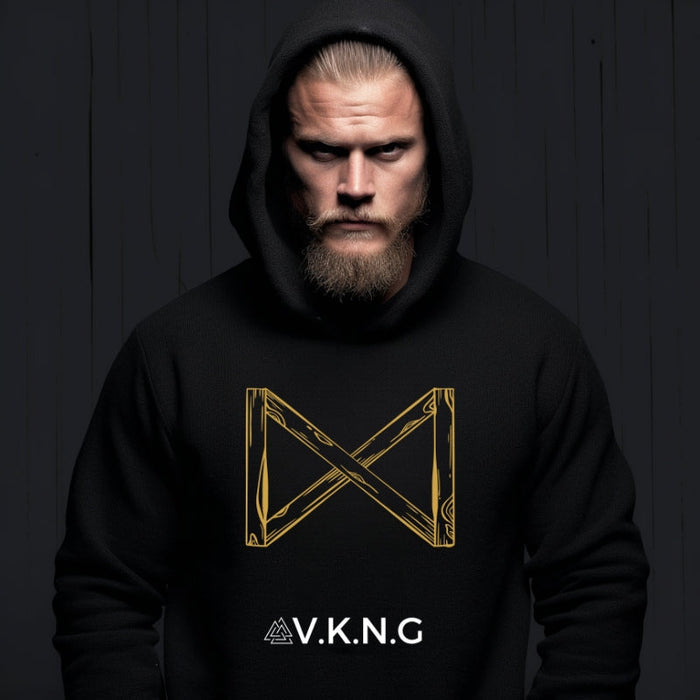 Printify Hoodie Dagaz Rune V.K.N.G™ Hoodie