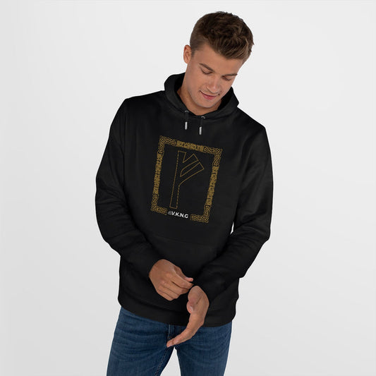 Printify Hoodie Fehu Rune Norse Designs  V.K.N.G™ Hoodie