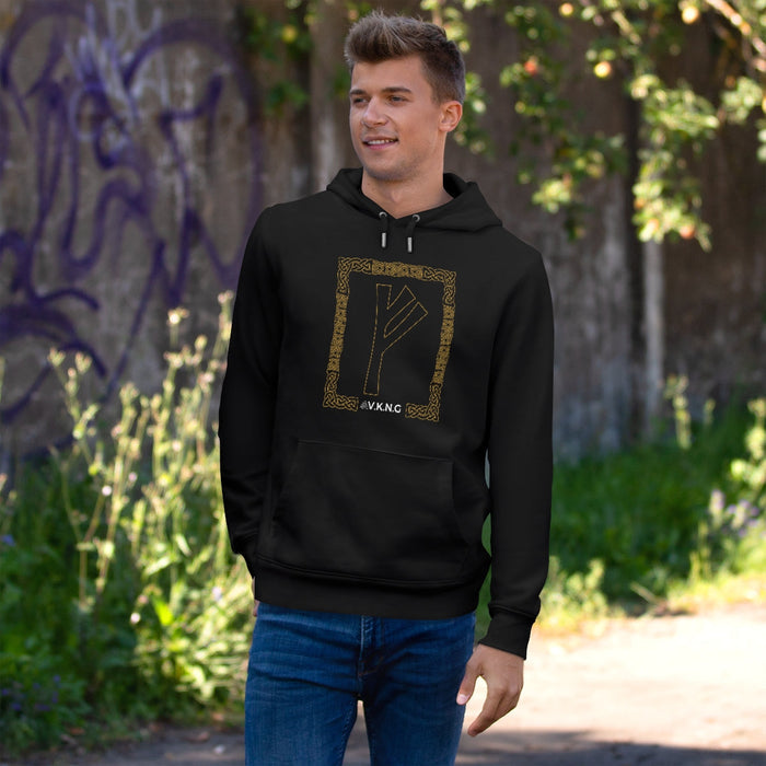 Printify Hoodie Fehu Rune Norse Designs  V.K.N.G™ Hoodie