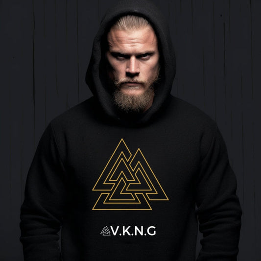 Printify Hoodie Valknut  V.K.N.G™ Hoodie
