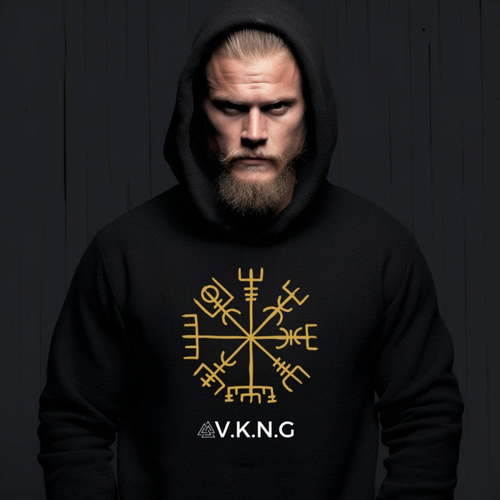 Printify Hoodie Vegvisir V.K.N.G™ Hoodie