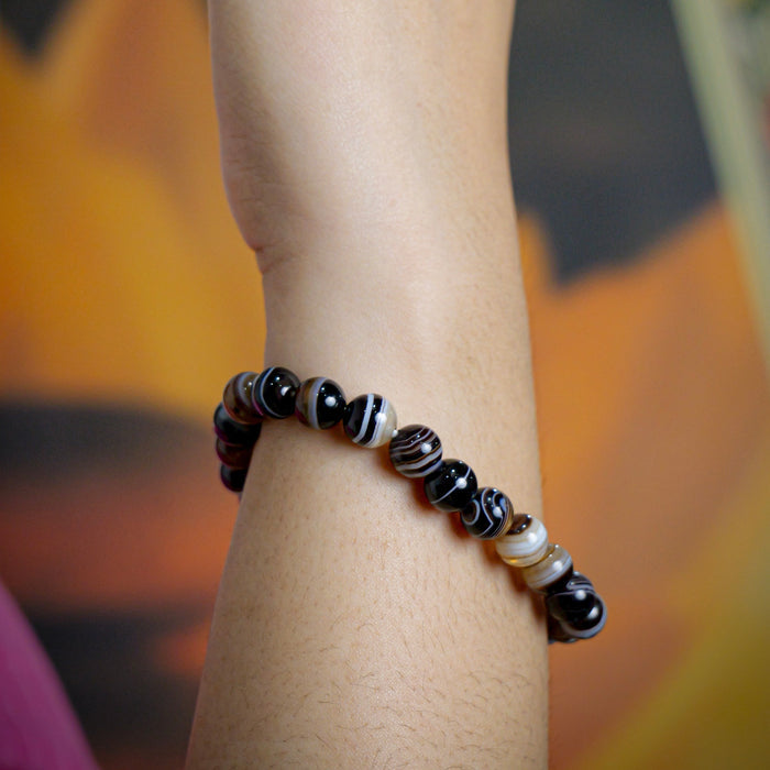 Sulemani Hakik Round Beads Bracelet