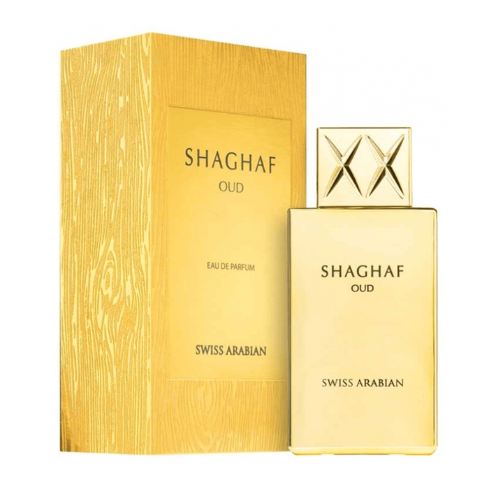 Swiss Arabian Unisex Perfume Swiss Arabian Shaghaf Oud Eau de Parfum Unisex Fragrance Spray (75ml)
