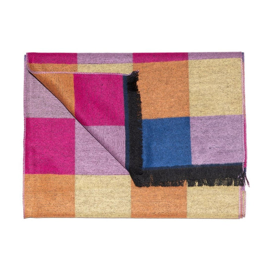 Bamboo Scarf – Bright Check - Bascora