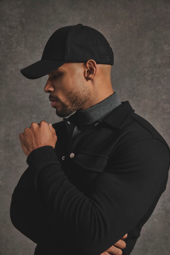 TA Embroidered Baseball Cap in Black - TAILORED ATHLETE - USA