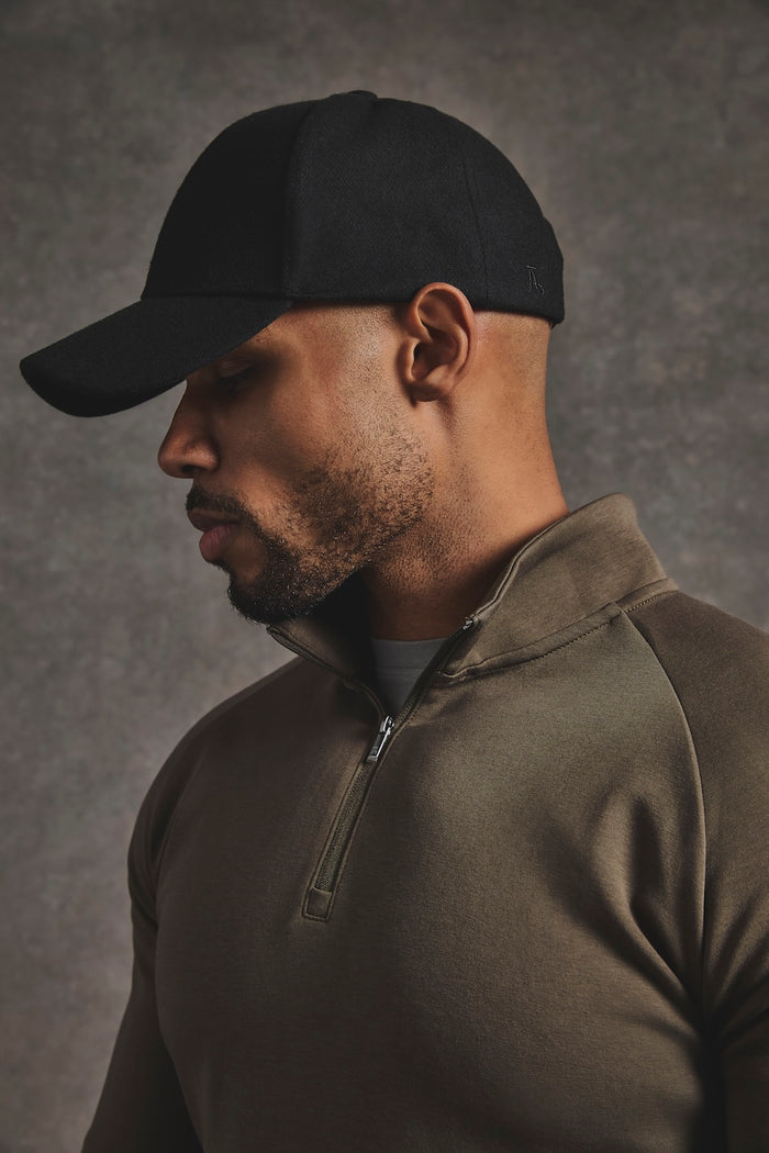 TA Embroidered Baseball Cap in Black - TAILORED ATHLETE - USA