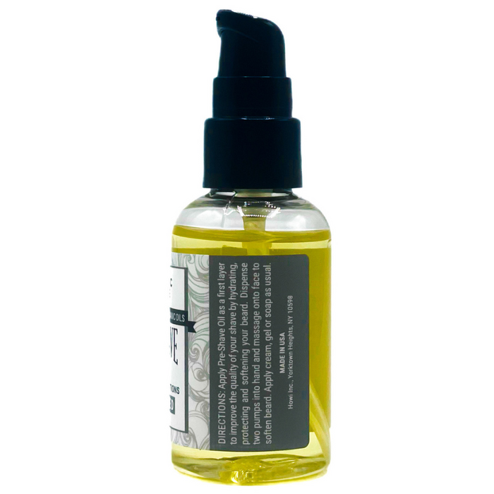 Taconic Shave Unscented Organic Pre-Shave Oil 2 oz