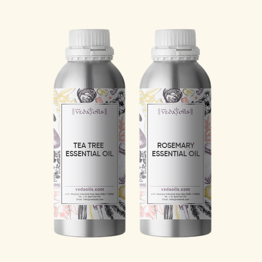 Tea Tree Oil + Rosemary Oil - Hair Growth Power Duo