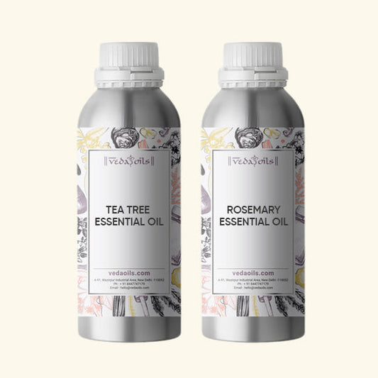 Tea Tree Oil + Rosemary Oil - Hair Growth Power Duo