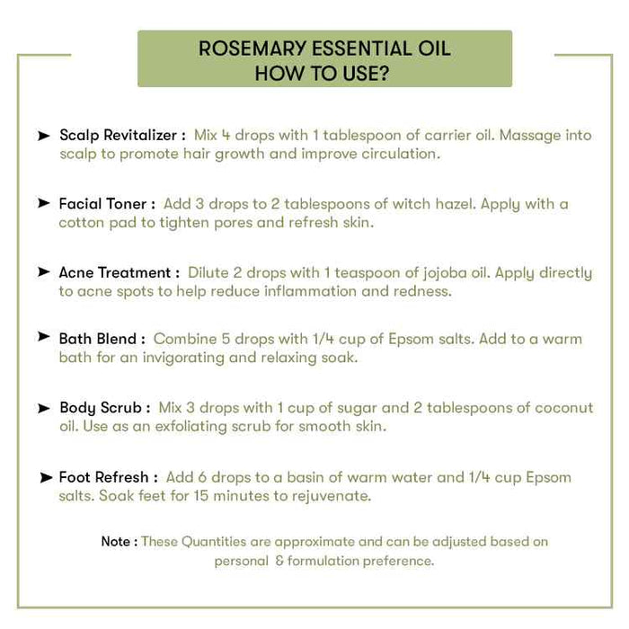 Tea Tree Oil + Rosemary Oil - Hair Growth Power Duo